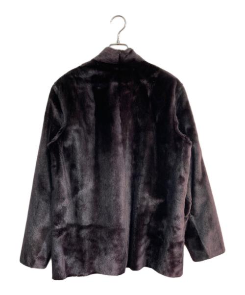 BIRGER CHRISTENSEN（ビルガークリステンセン）BIRGER CHRISTENSEN (ビルガークリステンセン) ジップファーコート　デンマーク製 ブラウン サイズ:-の古着・服飾アイテム