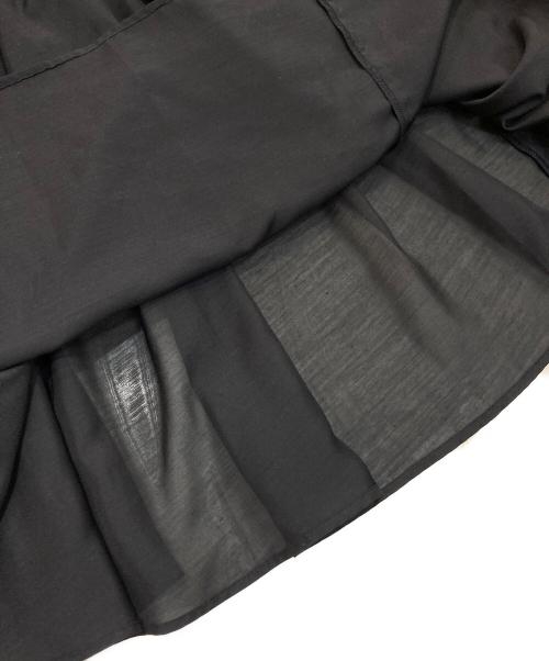 cccmalie（シーマリー）cccmalie (シーマリー) チェックボリュームスカート　C-S-5 ブラック サイズ:40の古着・服飾アイテム