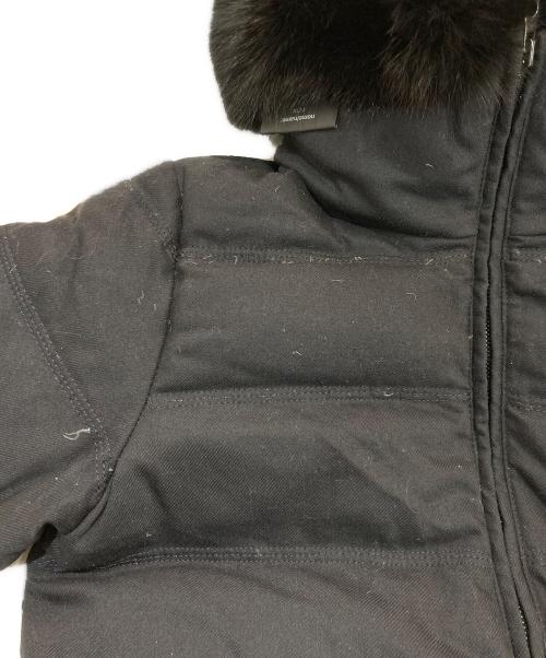 DUVETICA（デュベティカ）DUVETICA (デュベティカ) ファー付ロングダウンジャケット　D.4790.00/1172-MFK ブラック サイズ:42の古着・服飾アイテム