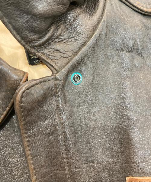 AVIREX（アヴィレックス）AVIREX (アヴィレックス) TYPE A-2 フライトジャケット　90’s 韓国製 ブラウン サイズ:XSの古着・服飾アイテム