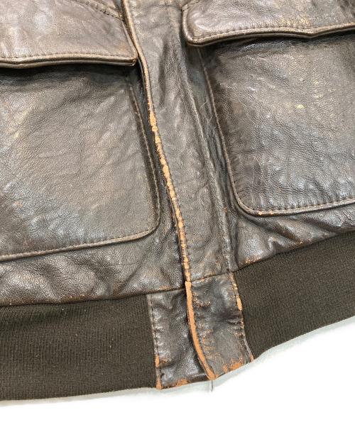 AVIREX（アヴィレックス）AVIREX (アヴィレックス) TYPE A-2 フライトジャケット　90’s 韓国製 ブラウン サイズ:XSの古着・服飾アイテム