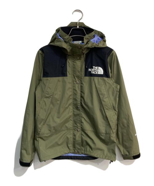 THE NORTH FACE（ザ ノース フェイス）THE NORTH FACE (ザ ノース フェイス) Mountain Raintex Jacket　NPW11935 グリーン×ブラック サイズ:Mの古着・服飾アイテム