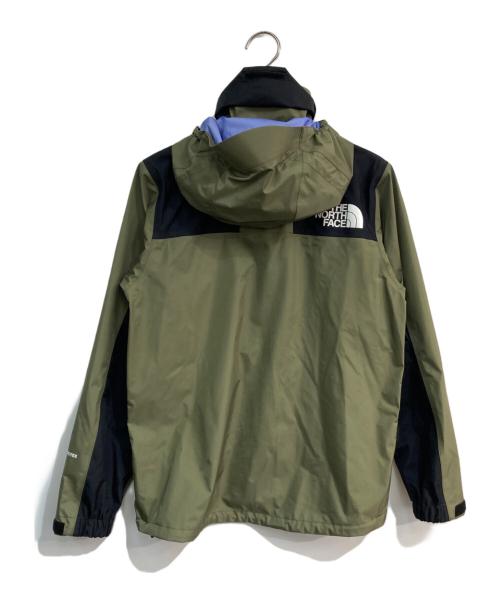 THE NORTH FACE（ザ ノース フェイス）THE NORTH FACE (ザ ノース フェイス) Mountain Raintex Jacket　NPW11935 グリーン×ブラック サイズ:Mの古着・服飾アイテム