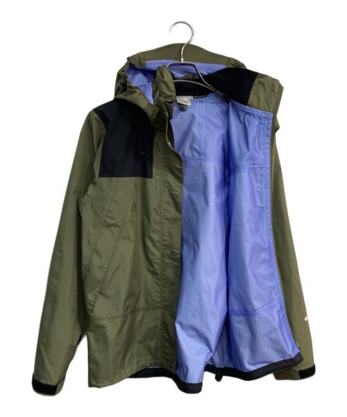 THE NORTH FACE（ザ ノース フェイス）THE NORTH FACE (ザ ノース フェイス) Mountain Raintex Jacket　NPW11935 グリーン×ブラック サイズ:Mの古着・服飾アイテム