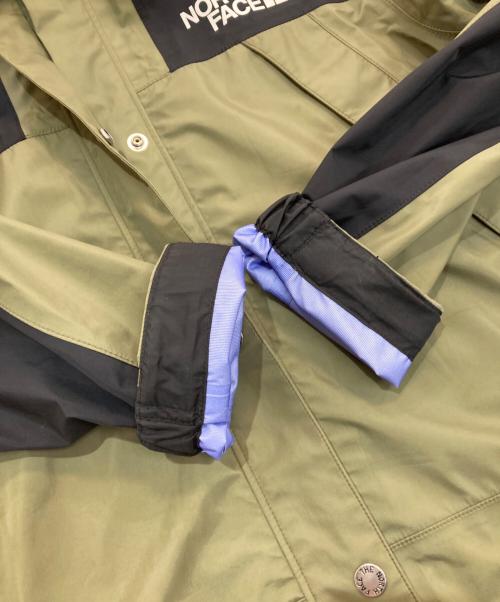 THE NORTH FACE（ザ ノース フェイス）THE NORTH FACE (ザ ノース フェイス) Mountain Raintex Jacket　NPW11935 グリーン×ブラック サイズ:Mの古着・服飾アイテム