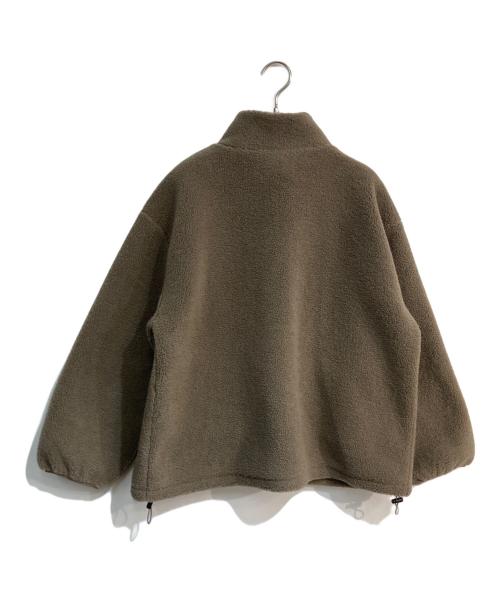 URBAN RESEARCH DOORS（アーバンリサーチドアーズ）URBAN RESEARCH DOORS (アーバンリサーチドアーズ) スタンドカラーボアブルゾン　DR47-27A105 グレージュ サイズ:M 未使用品の古着・服飾アイテム