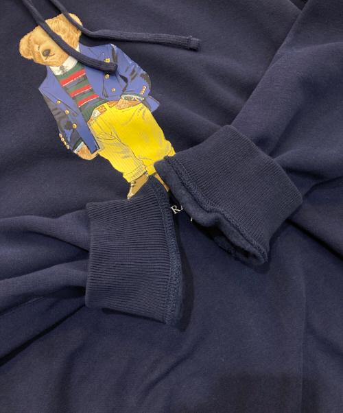POLO RALPH LAUREN（ポロ・ラルフローレン）POLO RALPH LAUREN (ポロ・ラルフローレン) ポロベアプルオーバーパーカー ネイビー サイズ:XLの古着・服飾アイテム