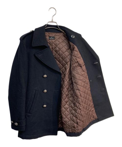 PS Paul Smith（ＰＳポールスミス）PS Paul Smith (ＰＳポールスミス) ウールカシミヤダブルコート ブラック サイズ:Mの古着・服飾アイテム