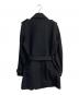 BURBERRY BLACK LABEL (バーバリーブラックレーベル) カシミヤ混ウールトレンチコート/メルトンコート　BMC60-704-09 ブラック サイズ:M：22000円