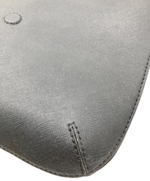 TORY BURCH（トリーバーチ）TORY BURCH (トリーバーチ) ロビンソンフラップレザーショルダーバッグ ブラックの古着・服飾アイテム