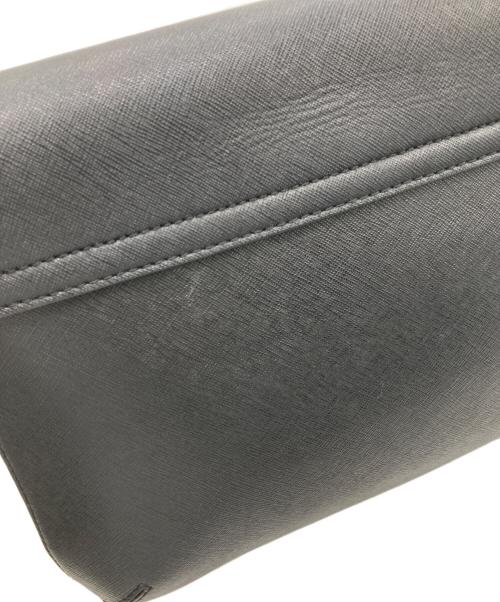 TORY BURCH（トリーバーチ）TORY BURCH (トリーバーチ) ロビンソンフラップレザーショルダーバッグ ブラックの古着・服飾アイテム