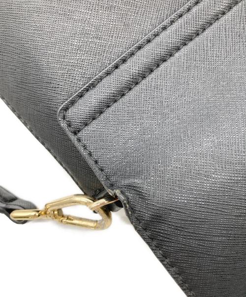 TORY BURCH（トリーバーチ）TORY BURCH (トリーバーチ) ロビンソンフラップレザーショルダーバッグ ブラックの古着・服飾アイテム