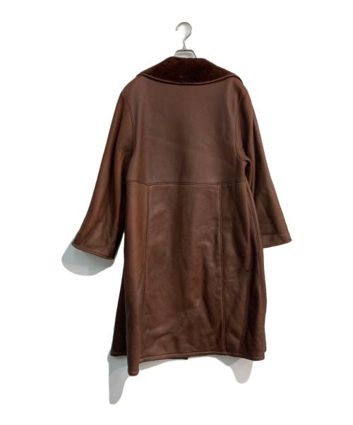 LOEWE（ロエベ）LOEWE (ロエベ) ムートンコート　 OLD LOEWE ブラウン サイズ:38の古着・服飾アイテム