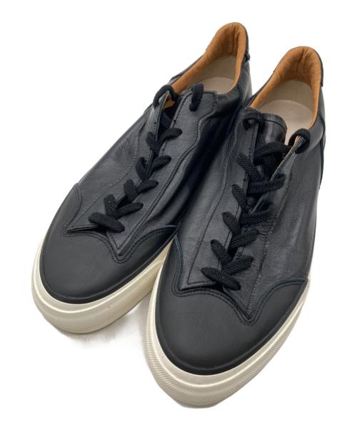 SPINGLE MOVE（スピングルムーヴ）SPINGLE MOVE (スピングルムーヴ) レザーローカットスニーカー ブラック サイズ:L(26.5㎝)の古着・服飾アイテム