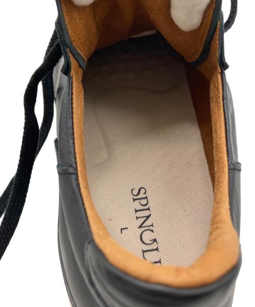 SPINGLE MOVE（スピングルムーヴ）SPINGLE MOVE (スピングルムーヴ) レザーローカットスニーカー ブラック サイズ:L(26.5㎝)の古着・服飾アイテム