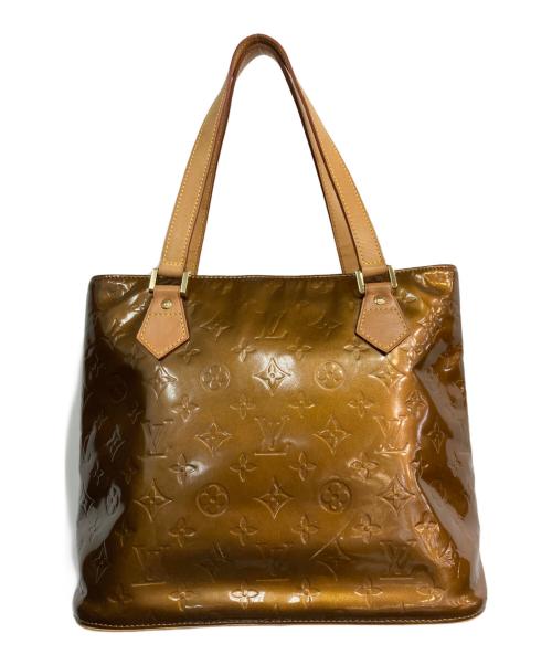 LOUIS VUITTON（ルイ ヴィトン）LOUIS VUITTON (ルイ ヴィトン) ハンドバッグ　ヴェルニ　ヒューストン ブロンズの古着・服飾アイテム