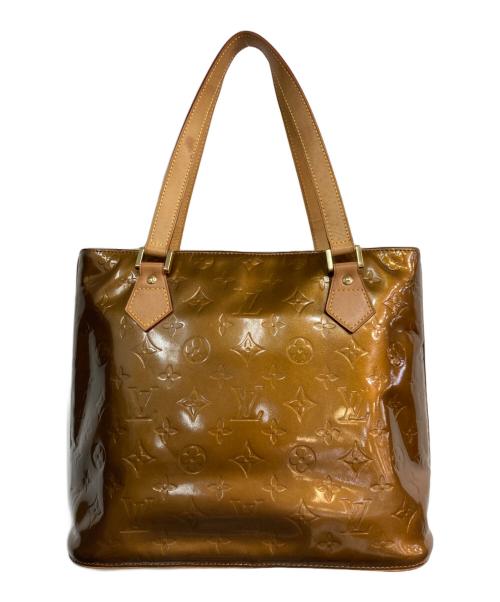 LOUIS VUITTON（ルイ ヴィトン）LOUIS VUITTON (ルイ ヴィトン) ハンドバッグ　ヴェルニ　ヒューストン ブロンズの古着・服飾アイテム