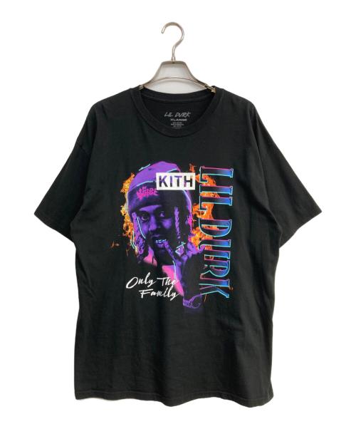 KITH（キス）KITH (キス) LIL DURK リルダーク ボックスロゴプリントTシャツ ブラック サイズ:XLの古着・服飾アイテム
