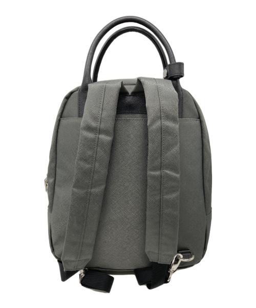 PELLE MORBIDA（ペッレモルビダ）PELLE MORBIDA (ペッレモルビダ) ２WAYレザーリュック グレーの古着・服飾アイテム