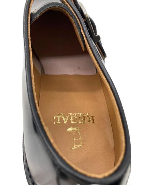 REGAL（リーガル）REGAL (リーガル) モンクストラップシューズ ブラック サイズ:25.5㎝の古着・服飾アイテム