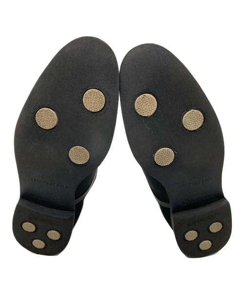 ACTHREAD BALMORAL（アクスレッド バルモラル）ACTHREAD BALMORAL (アクスレッド バルモラル) ニット切り替えシューズ ブラック サイズ:27cmの古着・服飾アイテム