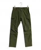 MAMMUTマムート）の古着「Transporter Cargo 3/4 2 in 1 Pants　1022-01110」｜カーキ