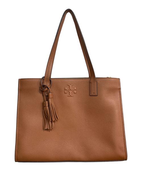 TORY BURCH（トリーバーチ）TORY BURCH (トリーバーチ) テアトートバッグ ブラウンの古着・服飾アイテム