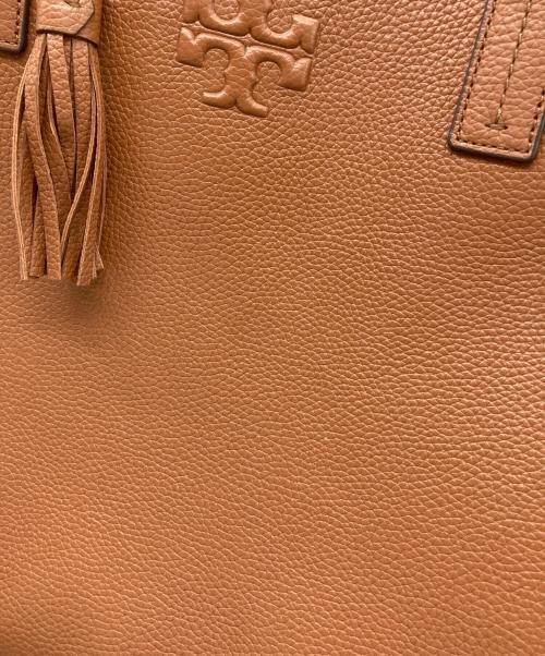 TORY BURCH（トリーバーチ）TORY BURCH (トリーバーチ) テアトートバッグ ブラウンの古着・服飾アイテム