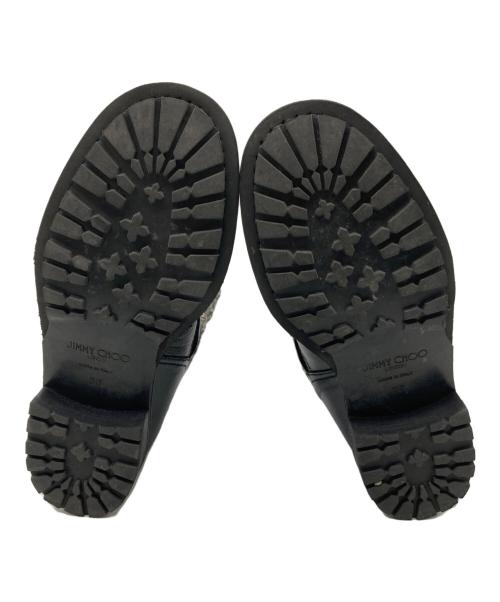 JIMMY CHOO（ジミーチュウ）JIMMY CHOO (ジミーチュウ) スタッズレザーブーツ　BIKER BLI ブラック サイズ:36の古着・服飾アイテム