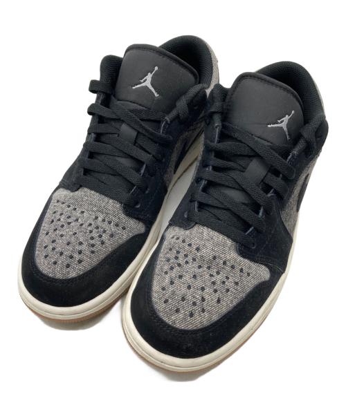 NIKE（ナイキ）NIKE (ナイキ) AIR JORDAN1 LOW グレー×ブラック サイズ:27cmの古着・服飾アイテム