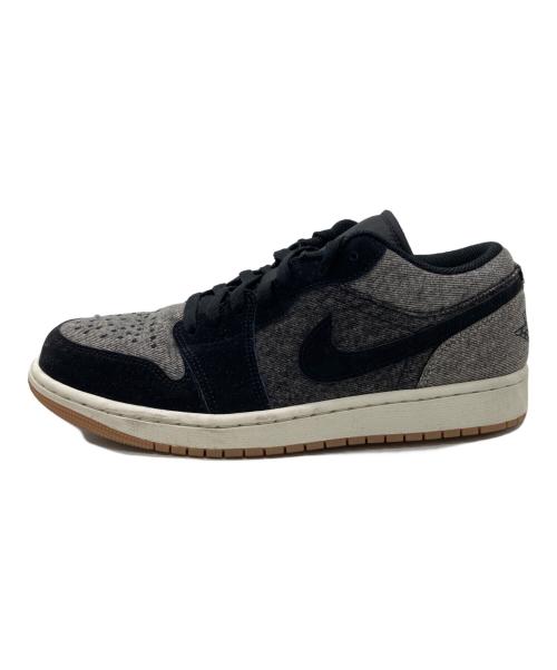 NIKE（ナイキ）NIKE (ナイキ) AIR JORDAN1 LOW グレー×ブラック サイズ:27cmの古着・服飾アイテム