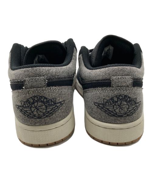 NIKE（ナイキ）NIKE (ナイキ) AIR JORDAN1 LOW グレー×ブラック サイズ:27cmの古着・服飾アイテム