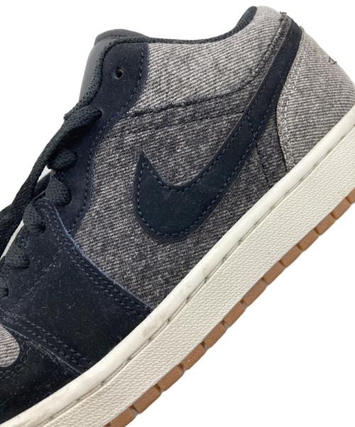 NIKE（ナイキ）NIKE (ナイキ) AIR JORDAN1 LOW グレー×ブラック サイズ:27cmの古着・服飾アイテム