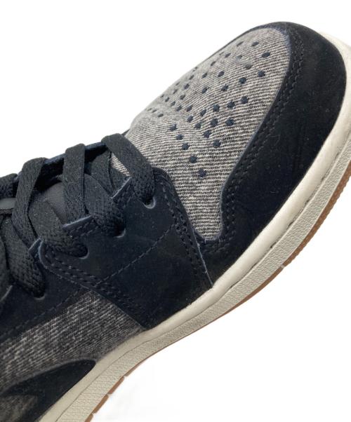 NIKE（ナイキ）NIKE (ナイキ) AIR JORDAN1 LOW グレー×ブラック サイズ:27cmの古着・服飾アイテム