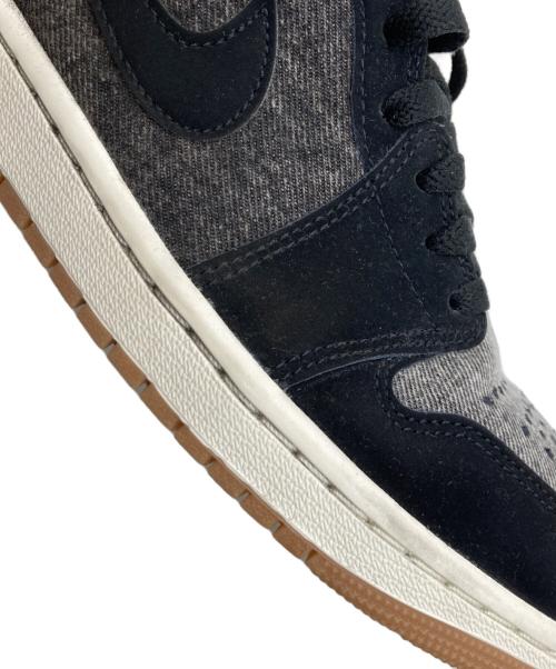 NIKE（ナイキ）NIKE (ナイキ) AIR JORDAN1 LOW グレー×ブラック サイズ:27cmの古着・服飾アイテム