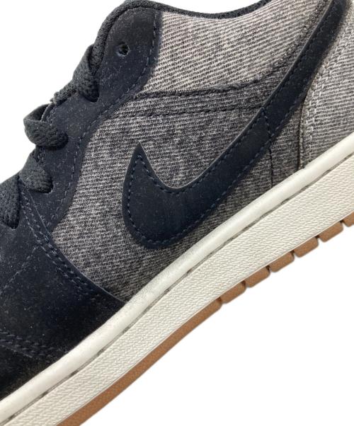 NIKE（ナイキ）NIKE (ナイキ) AIR JORDAN1 LOW グレー×ブラック サイズ:27cmの古着・服飾アイテム