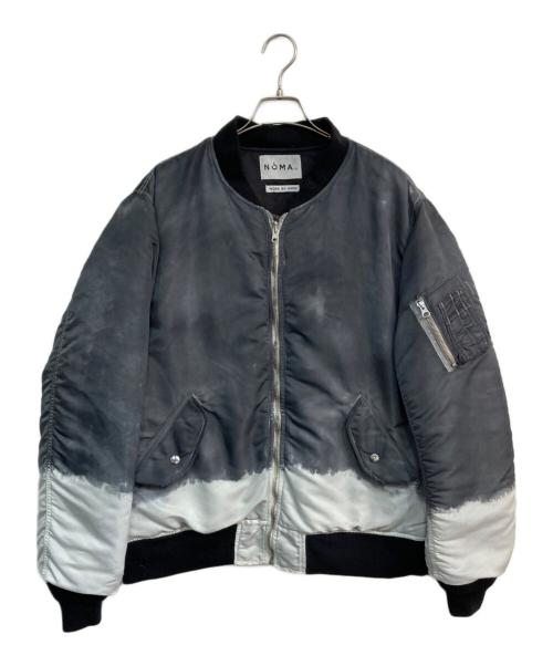 NOMA t.d.（ノーマティーディー）NOMA t.d. (ノーマティーディー) ハンドダイリバーシブルフライトジャケット　N34-JK01 グレー×ブラック サイズ:4の古着・服飾アイテム