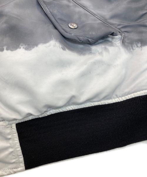 NOMA t.d.（ノーマティーディー）NOMA t.d. (ノーマティーディー) ハンドダイリバーシブルフライトジャケット　N34-JK01 グレー×ブラック サイズ:4の古着・服飾アイテム