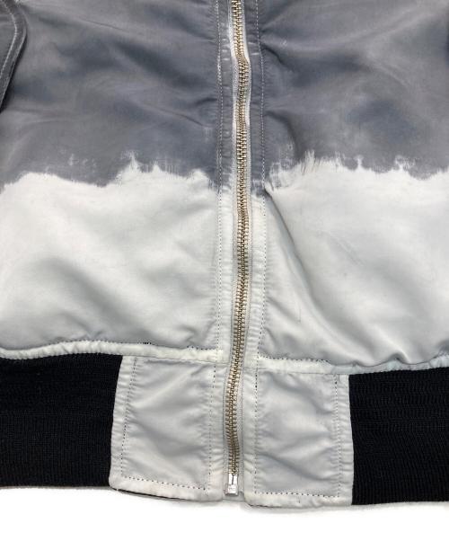 NOMA t.d.（ノーマティーディー）NOMA t.d. (ノーマティーディー) ハンドダイリバーシブルフライトジャケット　N34-JK01 グレー×ブラック サイズ:4の古着・服飾アイテム