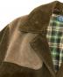 中古・古着 POLO RALPH LAUREN (ポロ・ラルフローレン) 太畝コーデュロイ レザー切替ジャケット ブラウン サイズ:L：16000円