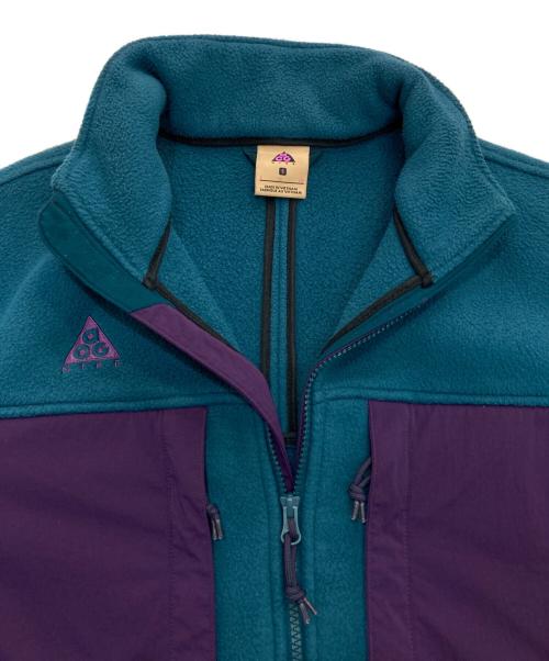 NIKE ACG（ナイキエーシージー）NIKE ACG (ナイキエーシージー) フリースジャケット　BQ7198-347 ブルー×パープル サイズ:Sの古着・服飾アイテム