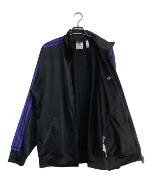 adidas Originals（アディダスオリジナル）adidas originals (アディダスオリジナル) BECKENBAUER TRACKTOP　IZ4923 ブラック×パープル サイズ:Mの古着・服飾アイテム