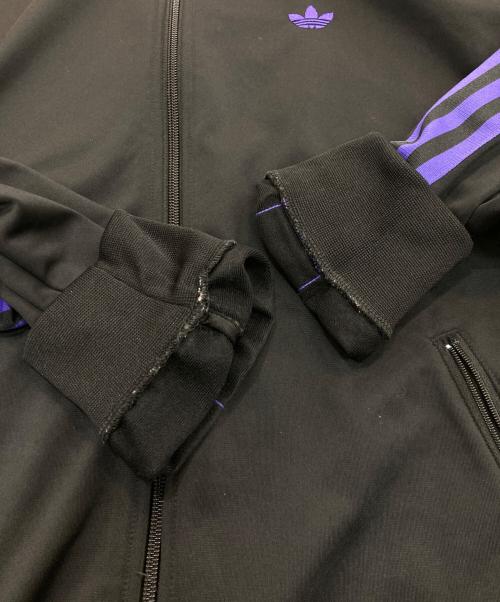 adidas Originals（アディダスオリジナル）adidas originals (アディダスオリジナル) BECKENBAUER TRACKTOP　IZ4923 ブラック×パープル サイズ:Mの古着・服飾アイテム