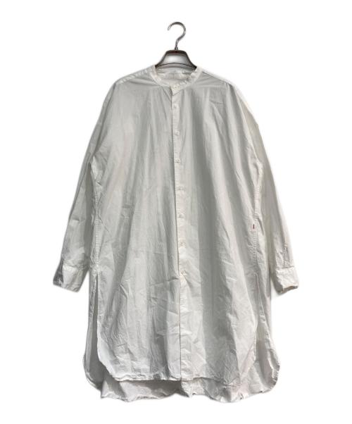 CASEY CASEY（ケーシーケーシー）CASEY CASEY (ケーシーケーシー) シャツワンピース　12FC35 ホワイト サイズ:Sの古着・服飾アイテム