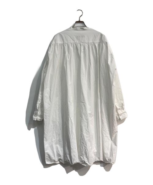 CASEY CASEY（ケーシーケーシー）CASEY CASEY (ケーシーケーシー) シャツワンピース　12FC35 ホワイト サイズ:Sの古着・服飾アイテム