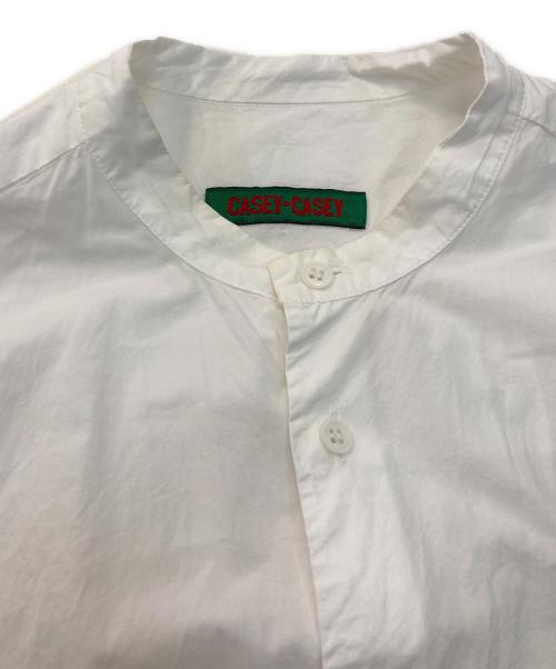 CASEY CASEY（ケーシーケーシー）CASEY CASEY (ケーシーケーシー) シャツワンピース　12FC35 ホワイト サイズ:Sの古着・服飾アイテム