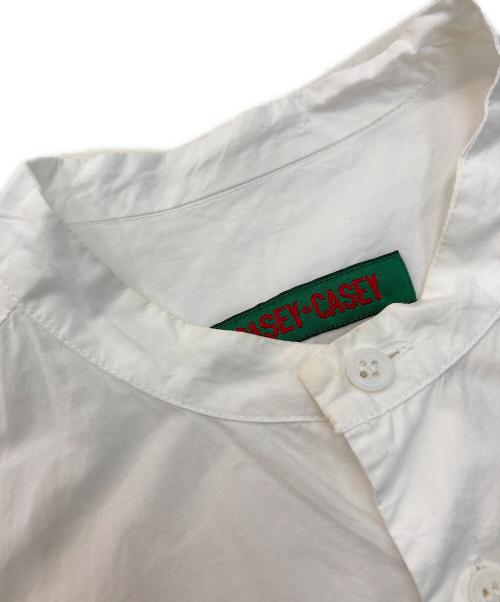 CASEY CASEY（ケーシーケーシー）CASEY CASEY (ケーシーケーシー) シャツワンピース　12FC35 ホワイト サイズ:Sの古着・服飾アイテム