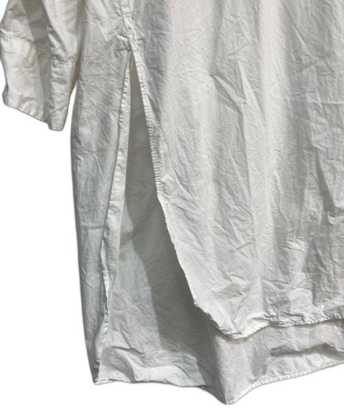 CASEY CASEY（ケーシーケーシー）CASEY CASEY (ケーシーケーシー) シャツワンピース　12FC35 ホワイト サイズ:Sの古着・服飾アイテム