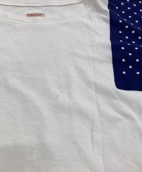 KAPITAL（キャピタル）KAPITAL (キャピタル) バンダナHUGE-T ホワイト サイズ:１の古着・服飾アイテム