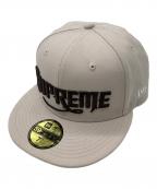 New Era×SUPREMEニューエラ×シュプリーム）の古着「Mister Cartoon」｜ベージュ